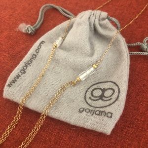 Gorjana delicate chain necklace.
